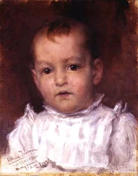 Porträtt av mästare John Alfred Parsons Millet