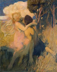Idyll, ca 1908-11 (olja på duk)