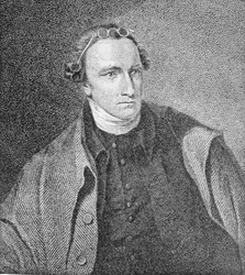 Porträtt av Patrick Henry, graverad av William Satchwell Leney (1769-1821) från ett tryck i Analectic Magazine, december 1817