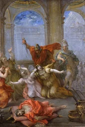 Mordet på kejsar Caligula, hans hustru och dotter