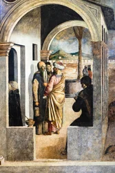 Den helige Hieronymus nattvard, ca 1470/80 (olja på duk)