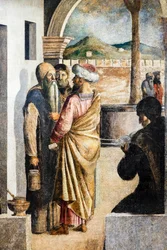 Den helige Hieronymus nattvard, ca 1470/80 (olja på duk)