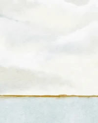 Morning View From The Dock, ca 2019 (akvarell)
