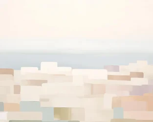 Ocean Blocks, ca 2023 (blandteknik)