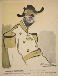 General Duchesne, medlem av krigsrådet, illustration från 