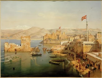 Utsikt över hamnen i Beirut