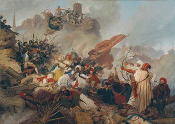 Turkarnas storm på lejonbastionen
