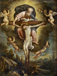 Holy Trinity, odaterad ... (målning på trä)