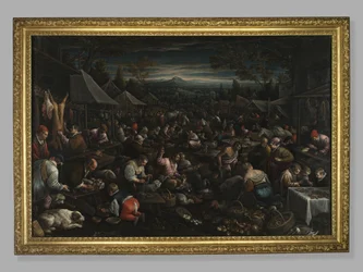 Liten marknad, ca 1580-82