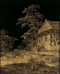 Herde på en bondgård