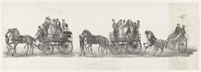 Inbjudan till konsert, balen och berusade studenter, 1835 Inbjudningskonsert / Bal på Inteekening / Deus nobis haec otia fecit (titel på objekt) De enskilda föreställningarna som de uppstigningar innehas av H.H. Studenter vid Leidsche Hoogeschoo