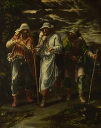 Vandringen till Emmaus, ca. 1570