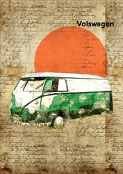 Retro Van Sunset