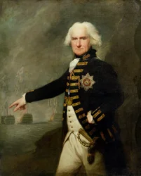 Amiral Lord Bridport (1727-1814) c.1795 (olja på duk)