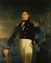 Konteramiral Sir Eliab Harvey (1758-1830), sent 1700-tal till tidigt 1800-tal (olja på duk)