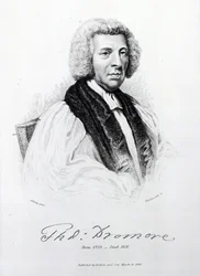Thomas Percy, biskop av Dromore, graverad av John Hawksworth, 1848