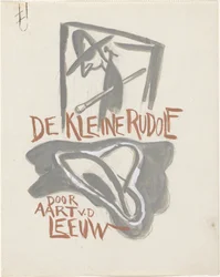 Design för en bindning för: Aart van der Leeuw, Den lille Rudolf, 1930