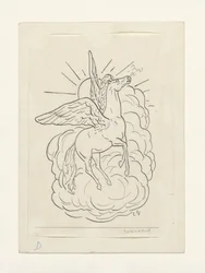 Pegasus flyger framför molnen (1891–1941)