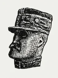 Porträtt av Ferdinand Foch (ca 1891–1941)