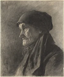 En äldre bondekvinna