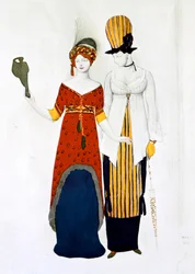 Modern kostym, 1910