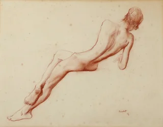 Nakenstudie: Ida Rubinstein, 1916