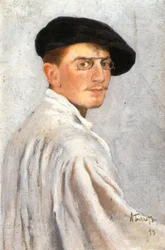Självporträtt (olja på kartong)
