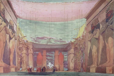 Scenografi för baletten Cléopatre, 1909