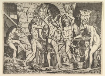 Venus i Vulcans smedja, 1546-47.