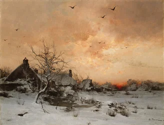 Januari: Cernay, nära Rambouillet.