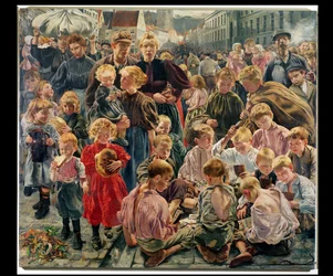 Arbetarens åldrar (den centrala delen av en triptyk)