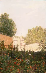 Muromgärdad trädgård