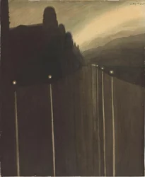Dyke at Night, 1908.