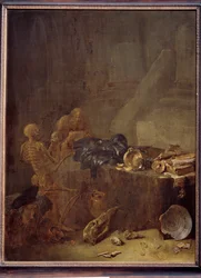Vanitas (målning på ek)