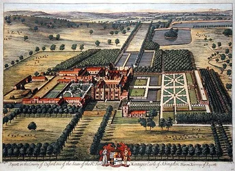 Rycott i grevskapet Oxford graverad av Johannes Kip (ca 1652-1722) (gravyr)