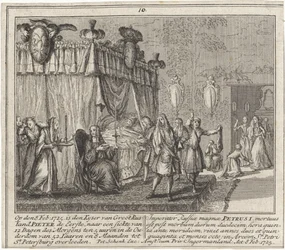 Peter den stores död den 8 februari 1725, 1727