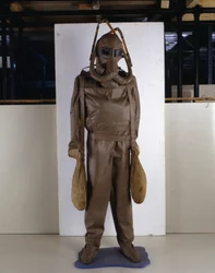 Dykmodell tillverkad efter modellen utformad av Leonardo da Vinci (Leonardo da Vinci)