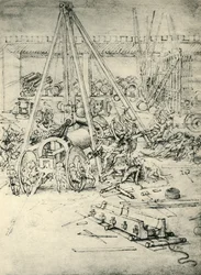 En scen i en arsenal, c1485-1490, 1943.