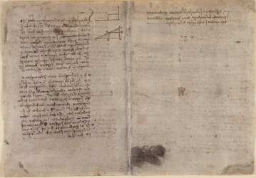Arundel 263, f.245v, f.246r, Notes on geometri (c.1518) från 