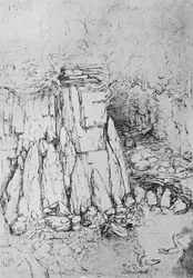 Rocks and Stream, c1480 1945