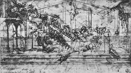 Study of the Perspective of the Background of the Adoration of the Magi, 1481 1945