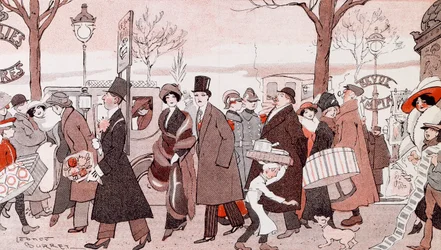 The Boulevard av Leonce Burret