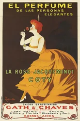 Coty - La Rose Jacqueminot, 1904.