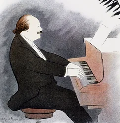 Jules Massenet vid pianot
