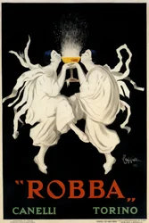 Affischreklam för Spumante Robba Canelli, Turin, Italien, 1921