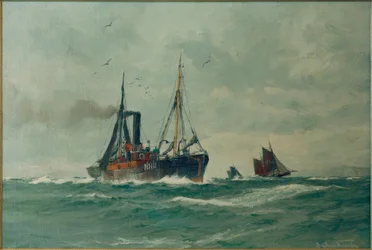 Fiskångare och två Finkenwerder ewer