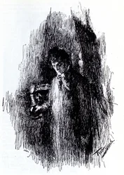 Illustration till dramat Maskeraden av M. Lermontov, 1891