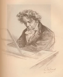 Porträtt av Beethoven, 1920