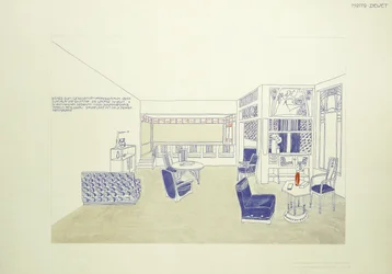 A Design for a Room, c.1901 (litho i färg)