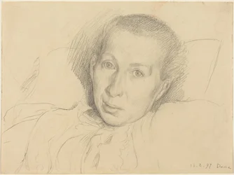 Konstnärens syster, Marie von Kalckreuth